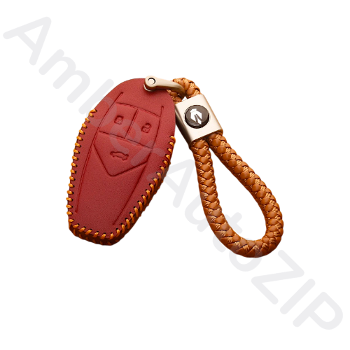 Чехол для брелка Тип2 (красный) без карабина АМБЕРАВТО